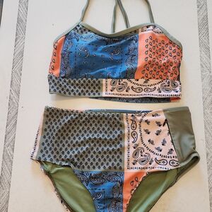 Patchwork Paisley Bikini Set